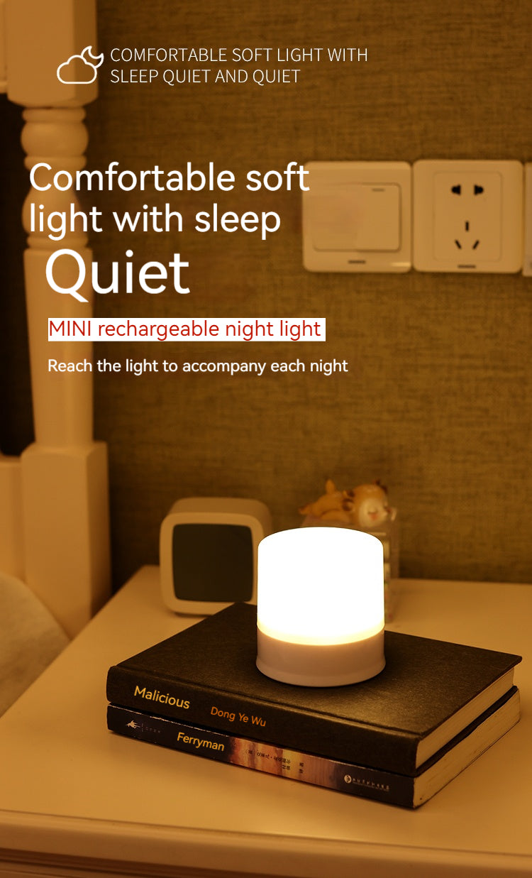 360° Magnetic Night Light | 3 Color Temperatures · Long Battery Life | Bedroom, Desk & Camping Use