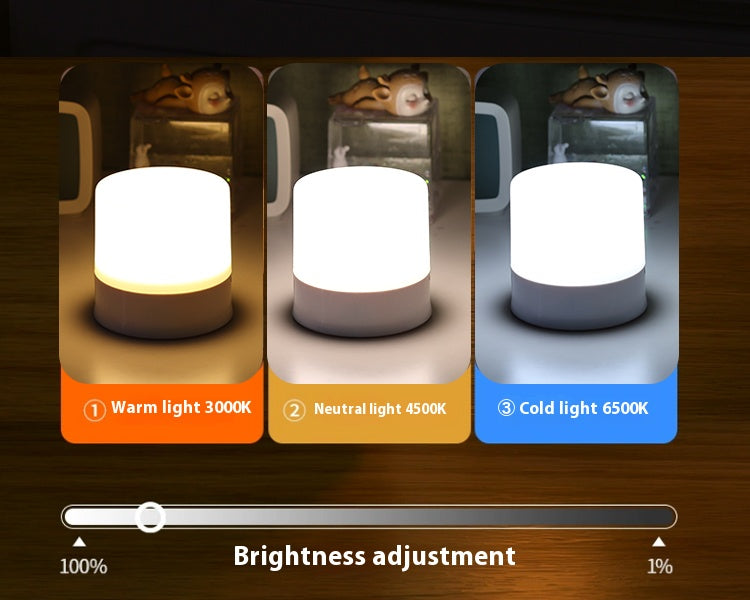 360° Magnetic Night Light | 3 Color Temperatures · Long Battery Life | Bedroom, Desk & Camping Use