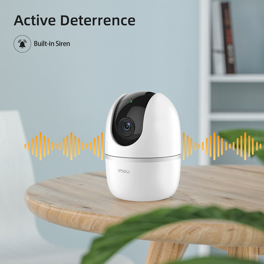 IMOU A1 1080P Smart Security Camera – 360° Coverage, Night Vision, Motion & Sound Detection, Two-Way Audio, Privacy Mode, WiFi/LAN Compatible
